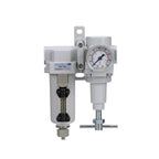 PneumaticPlus SAU320T-N03G-MEP Air Filter Regulator Combo, 3/8" NPT