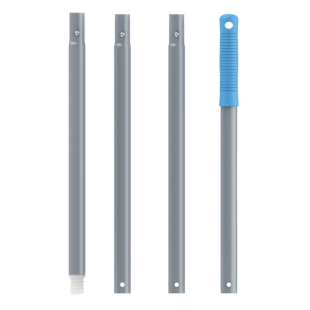Window Squeegee Extension Pole, 4 Pieces Aluminum Pole, 54.3 inch