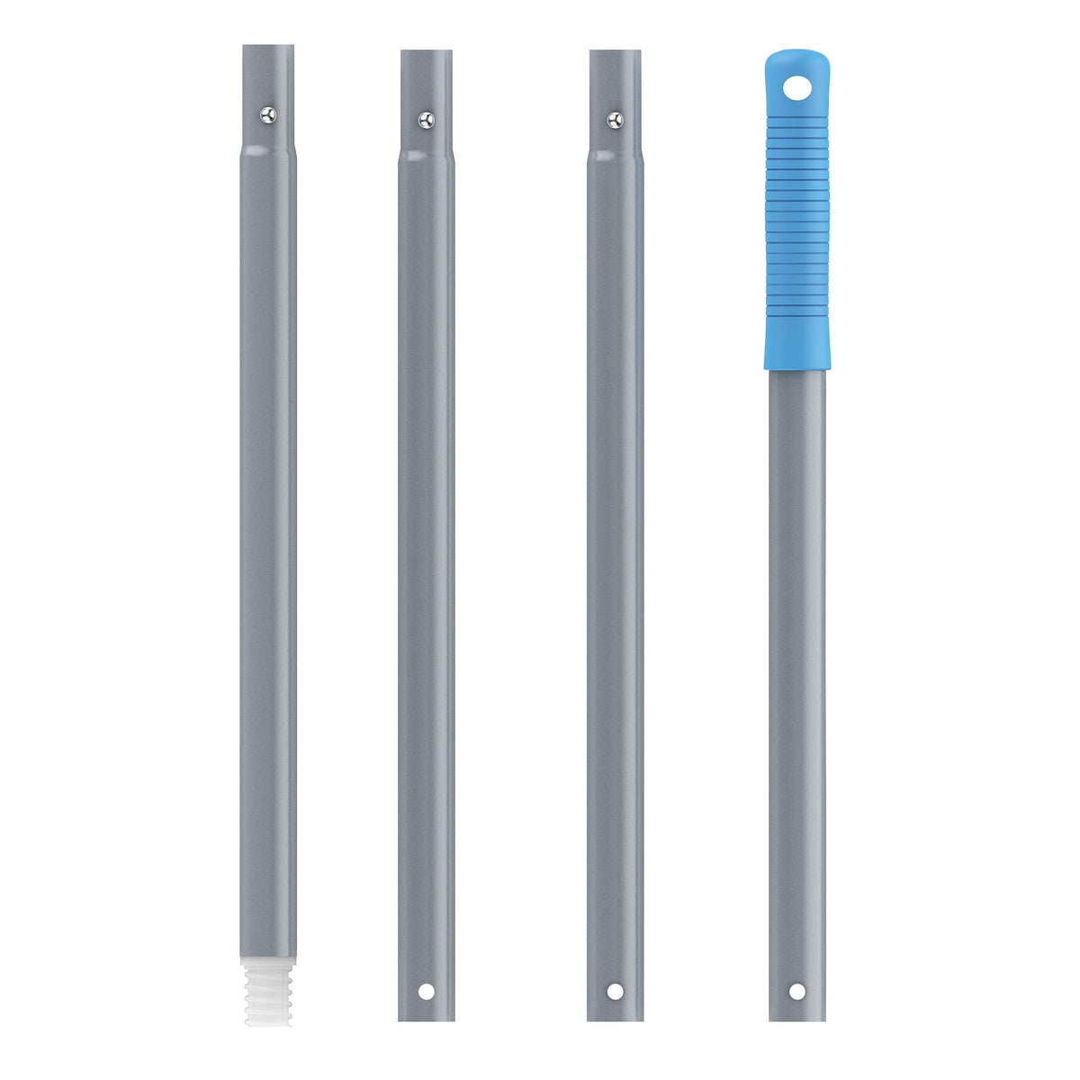 Window Squeegee Extension Pole, 4 Pieces Aluminum Pole, 54.3 inch