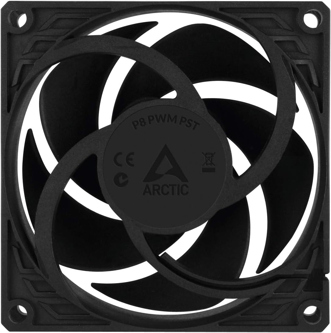 ARCTIC P8 PWM PST - PC Case Fan, 80mm Fan, PWM Sharing Technology (PST)