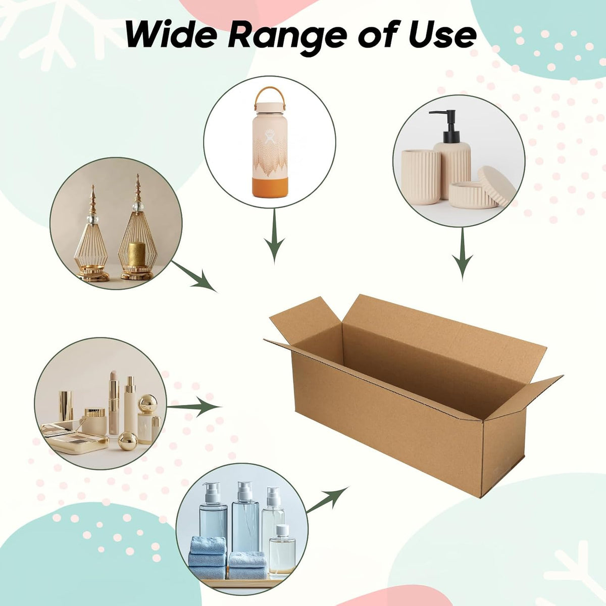 40 Packs 12x4x4 Shipping Boxes for Small Business, Corrugated Cardboard Boxes Bulk for Shipping Packing Mailing