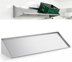 Otooling 63" x 22.5" Stainless Steel Wall Mounted Dish Drying Rack Shelf