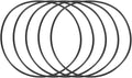 uxcell 5pcs 140x133.8x3.1mm Nitrile Rubber O-Rings Metric Sealing Gasket