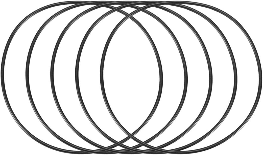 uxcell 5pcs 140x133.8x3.1mm Nitrile Rubber O-Rings Metric Sealing Gasket