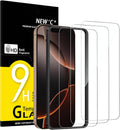3 Pack Designed for iPhone 16 Pro, iPhone 17, 17 Pro Screen Protector (6.3 inches), Enhanced Tempered Glass