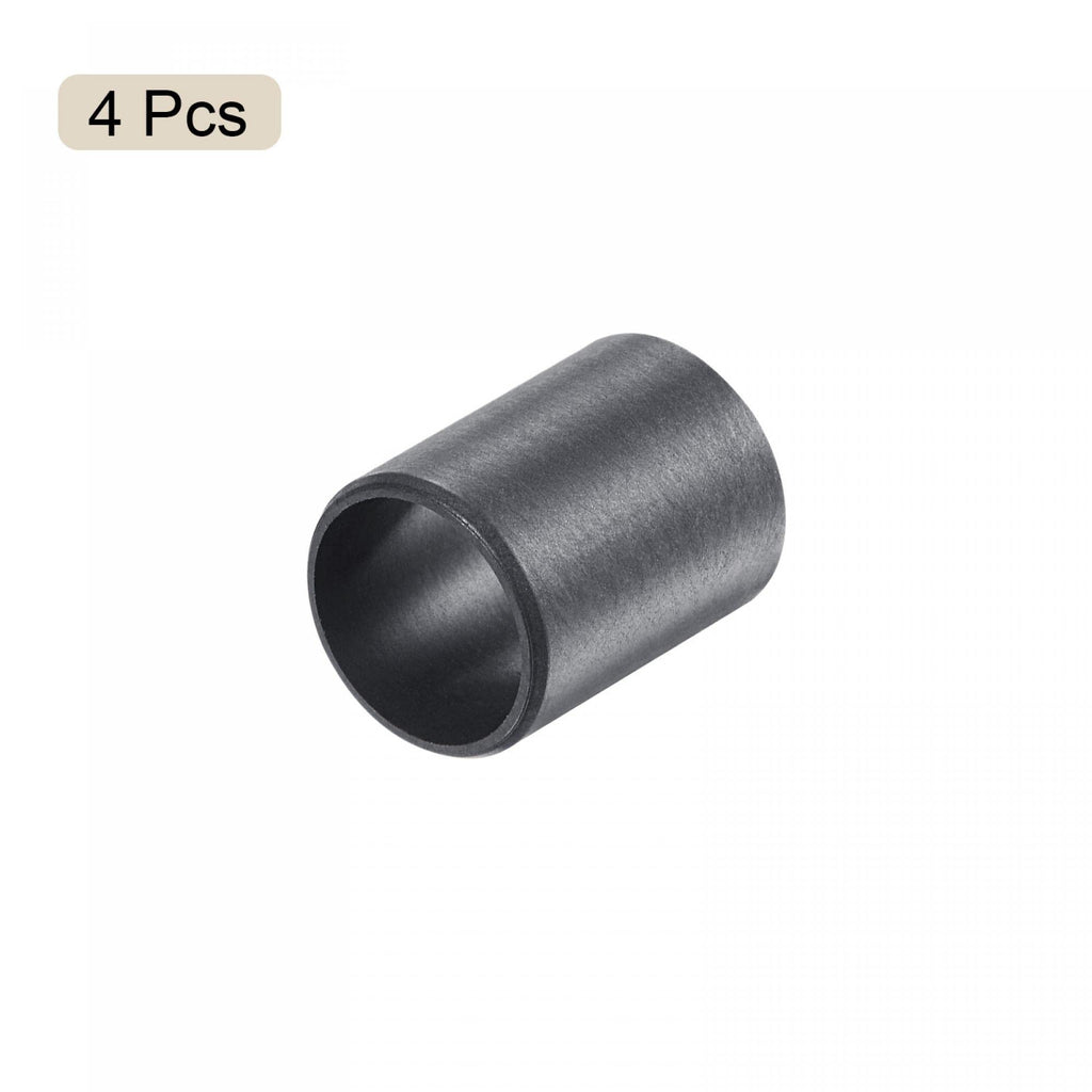 uxcell Sleeve Bearings 12mm Bore 14mm OD 20mm Length POM Wrapped Oilless Bushings Black 4pcs