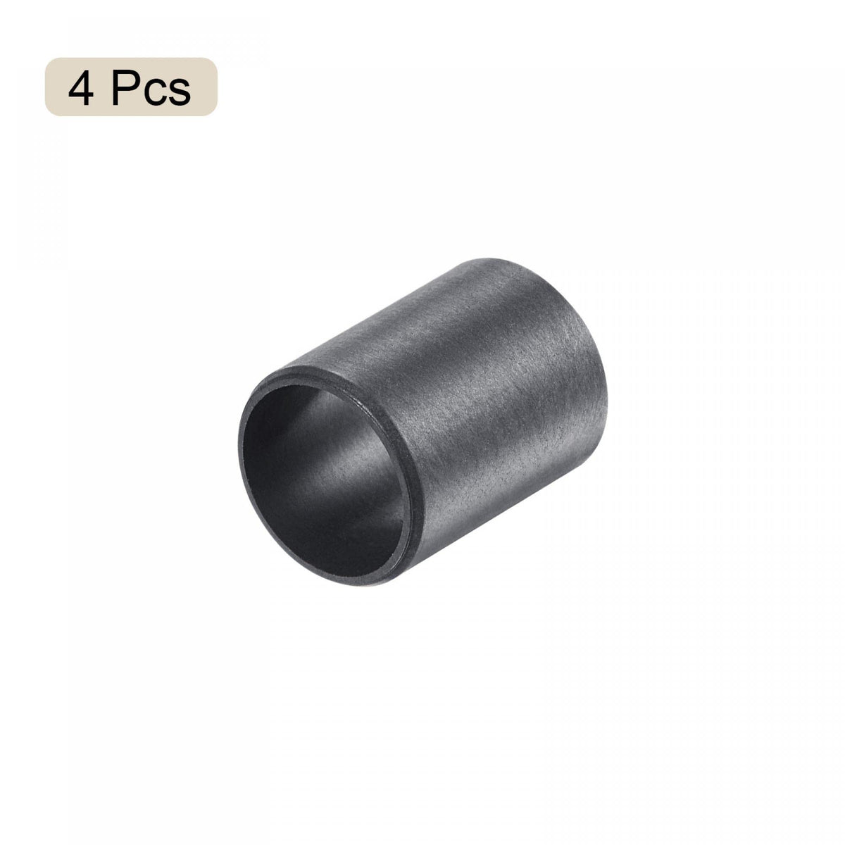 uxcell Sleeve Bearings 12mm Bore 14mm OD 20mm Length POM Wrapped Oilless Bushings Black 4pcs