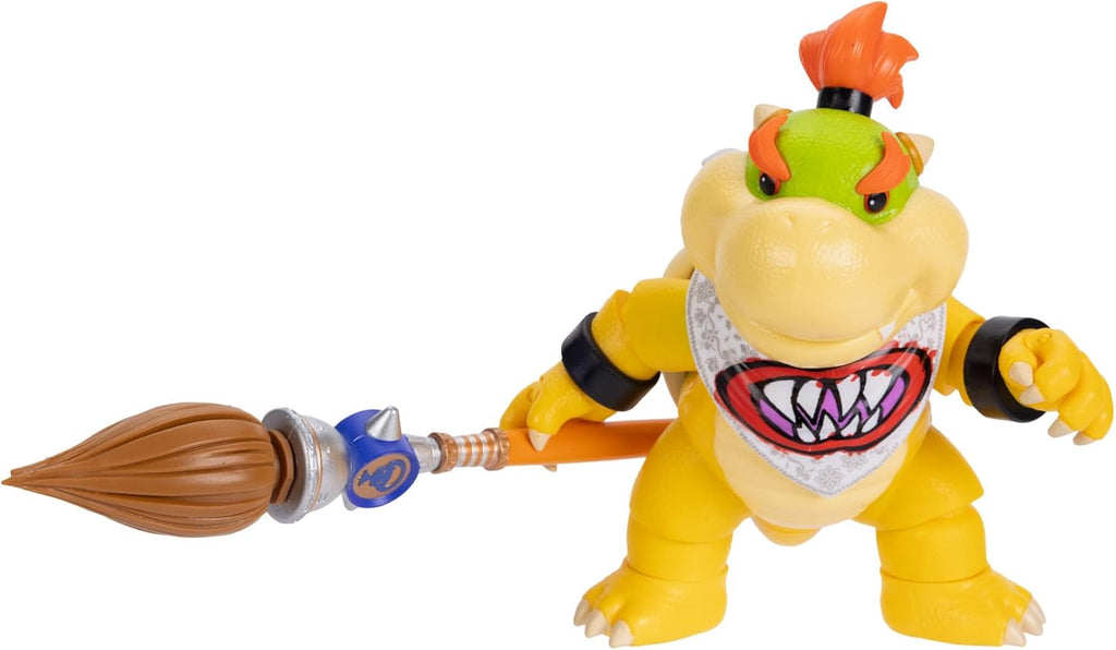 The Super Mario Galaxy Movie 5” Action Figures Series 1 – Bowser Jr. Figure with Paint Brush Accessory - Premium