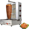 Shawarma Machine with 3 Burners Roaster Kitchen Kebab Grill Propane Gyro Machine Automatic Rotation for Restaurant