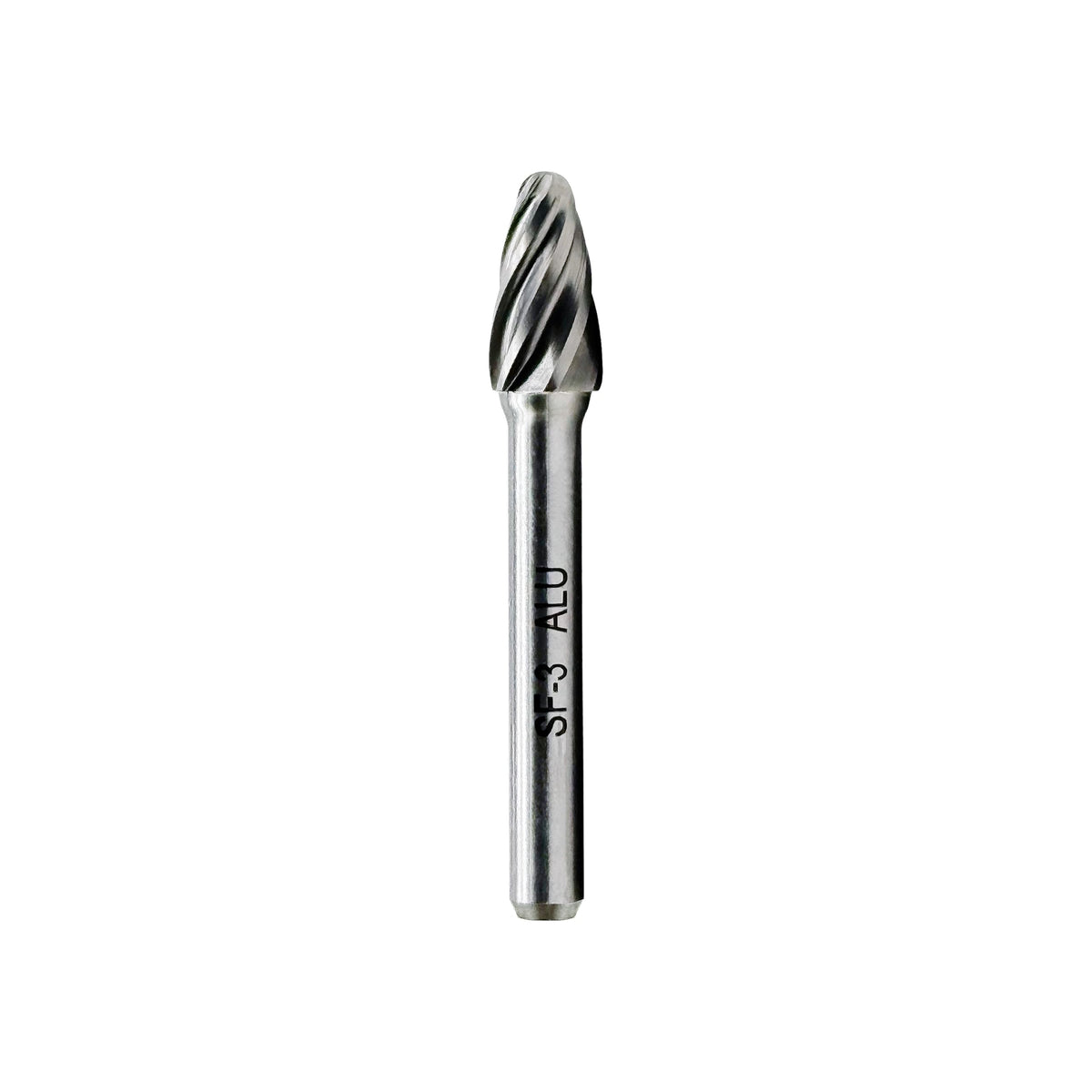 LU&MN SF-3 Aluminum Cutting Burr, 1/4" Shank, 3/8" Head, 1 Pc