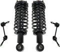 TRQ Front Suspension Kit Complete Strut & Coil Spring Assembly Sway Bar