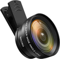 Phone Camera Lens Kit, 0.45X Wide Angle + 15X Macro Lens | 2 in 1 Lens Attachment for iPhone 17/16/15/14/13, Phone