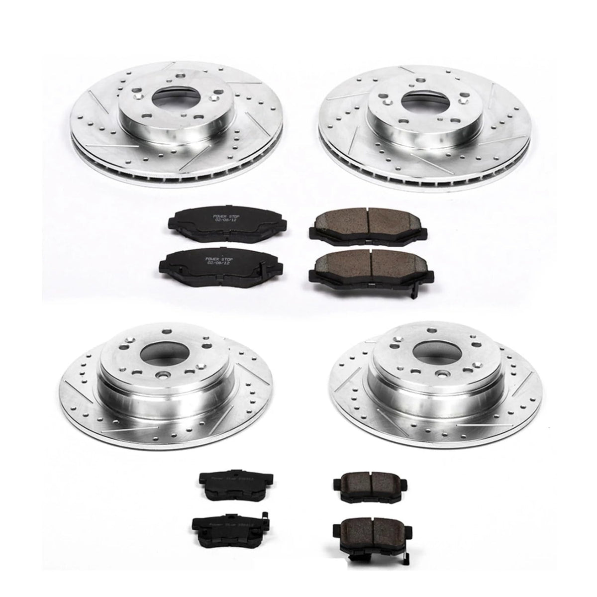 PowerStop Z23 Performance Brake Pad & Rotor Kit Front & Rear K5389