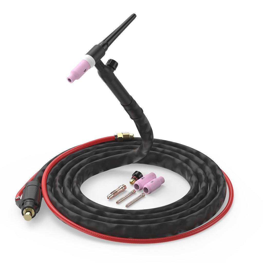 TOOLIOM 150A Lift TIG Torch Air-Cooled Welding Gun with 4 m Cable