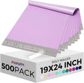 Large Poly Mailers 19x24" 500 Pcs,Shipping Bags for Clothes