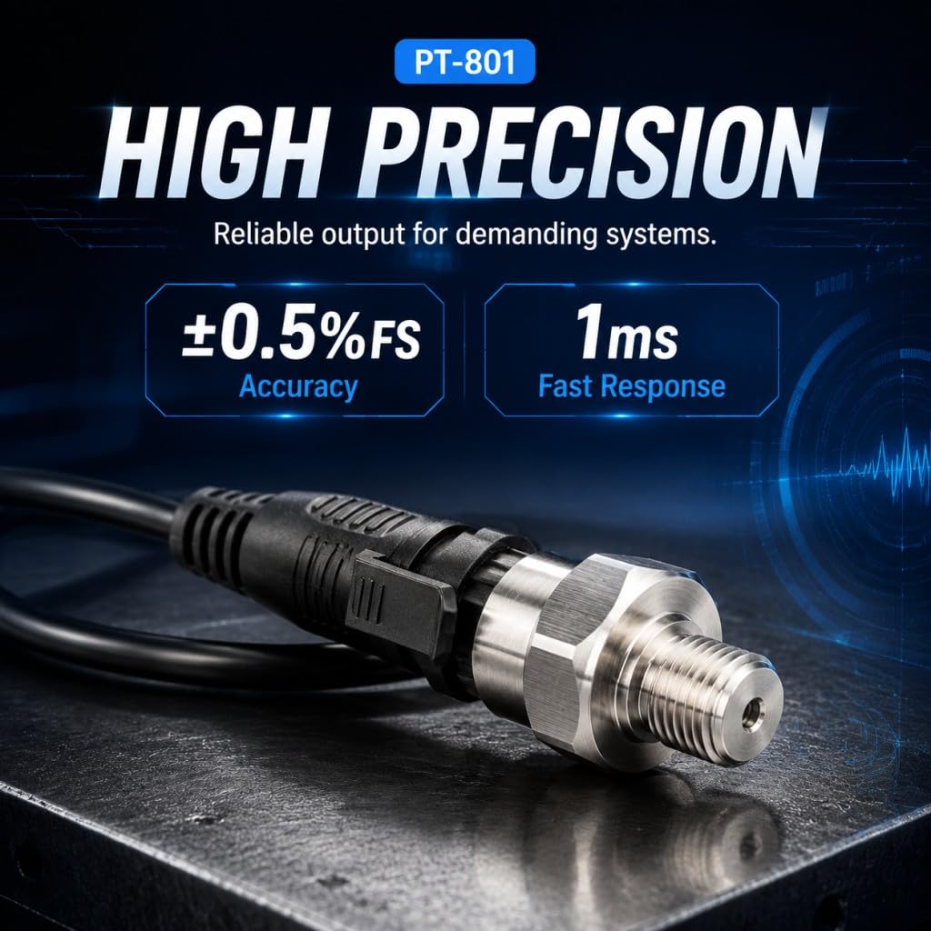 150psi Pressure Transducer Sensor Ceramic Capacitive Pressure Transmitter
