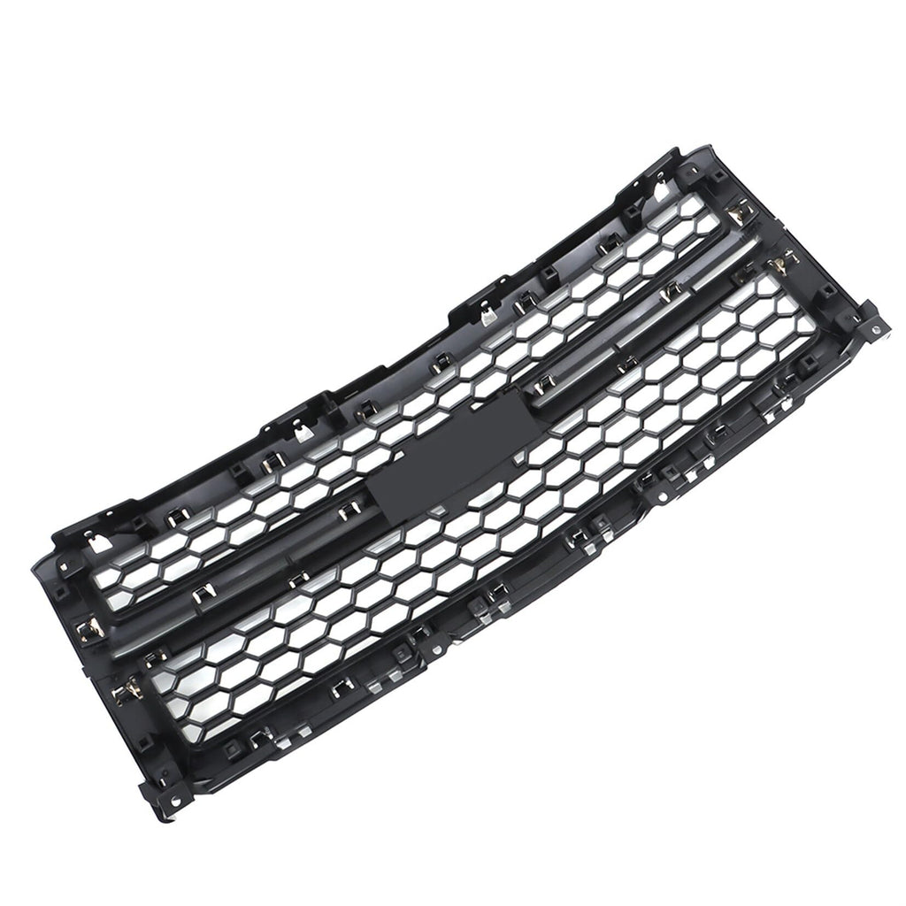 SEBLAFF Front Grille Upper Silver Replacement for S-ilverado 1500
