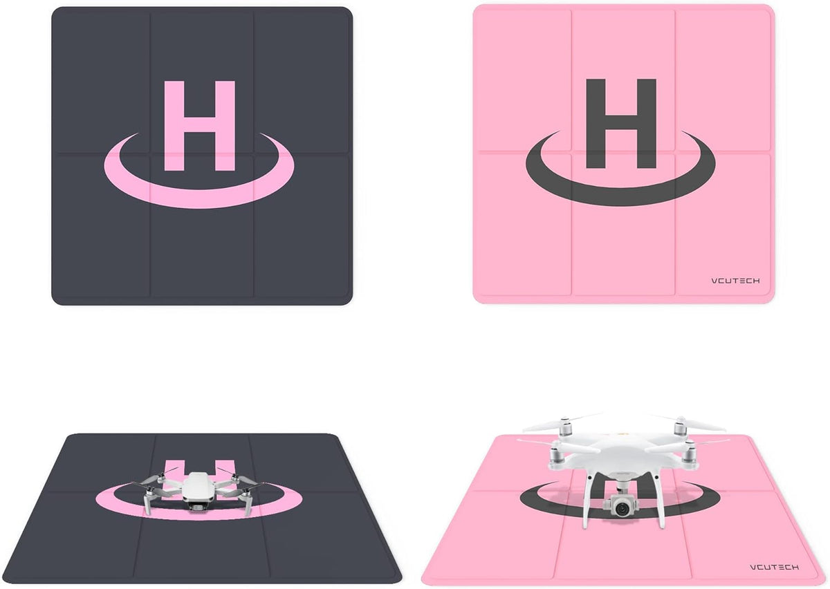 Drone Landing Pad - Weighted 25 inch(65cm) for DJI Mini 3 Pro, Mavic 3, Mavic Air 2/2S, DJI Mini 2, FPV Drone, Avata