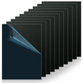 7x5x1/32inch Anodized Aluminum Sheet Metal, 10 Pack Black Aluminum Plate 0.8mm Thick Engraving Blanks for Laser