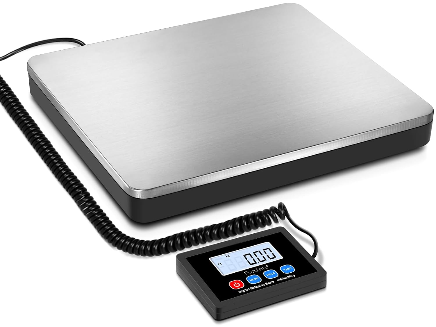 Shipping Scale 440lb x 10g Accuracy, Postal Scale with Hold/Tare, Digital Shipping Scale for Packages Small Business