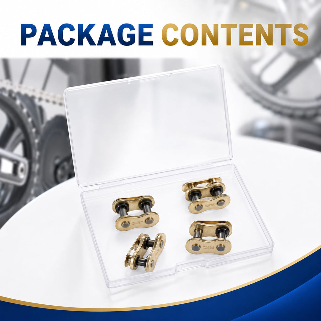 520 Chain Master Link, 4 Pcs Chain Connecting Links with O-Ring