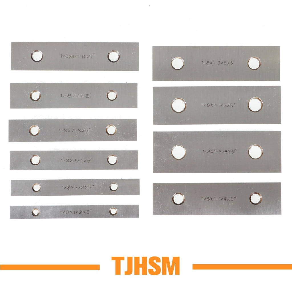 TJHSM 10 Pair 1/8 x 5 Machinist Parallel Block Tool Set