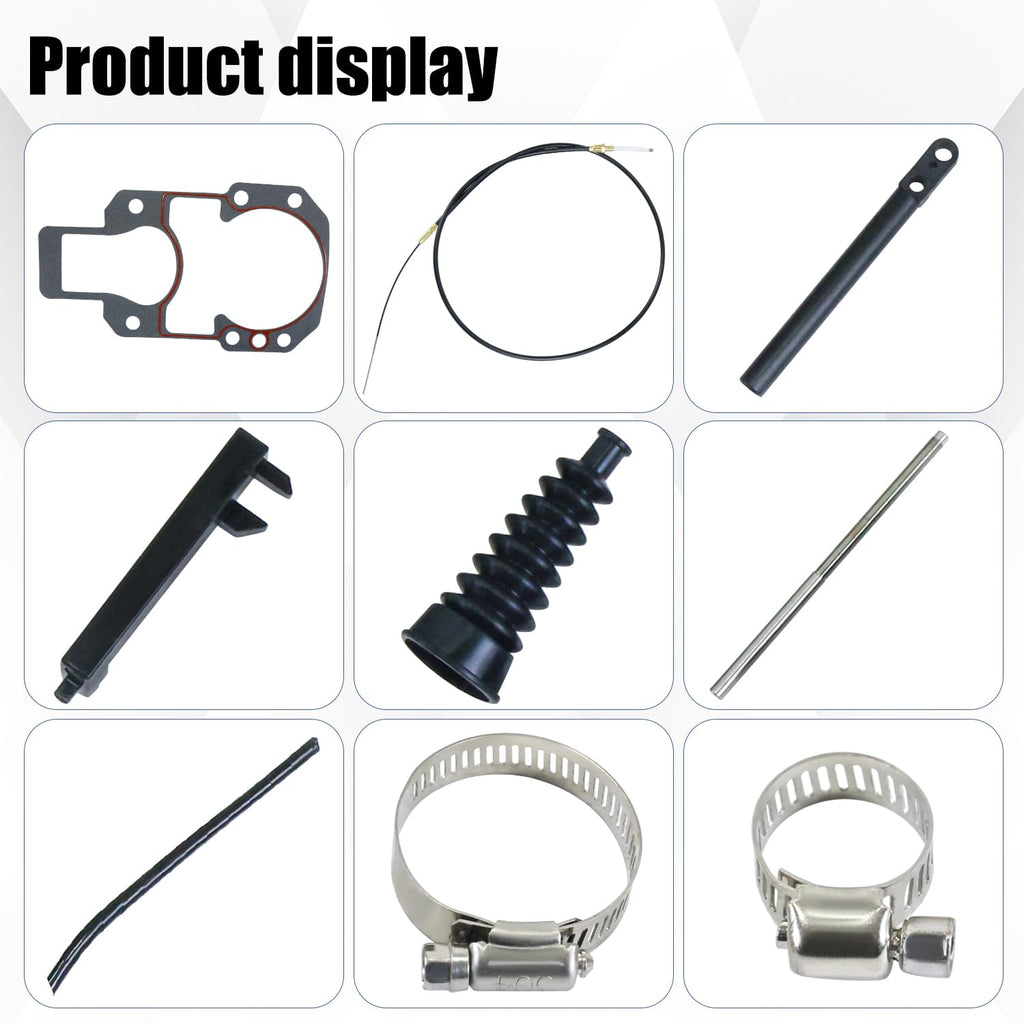 865436A03 Lower Shift Cable Kit with Gasket