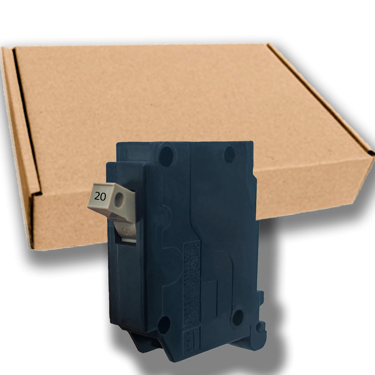 20 Amp 1-Pole Circuit Breaker, 3/4-Inch Plug-in Type Molded Case