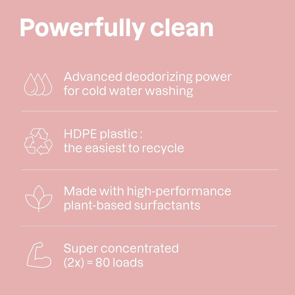 ATTITUDE Baby Laundry Detergent, EWG Verified, Soothing Chamomile, 80 Loads