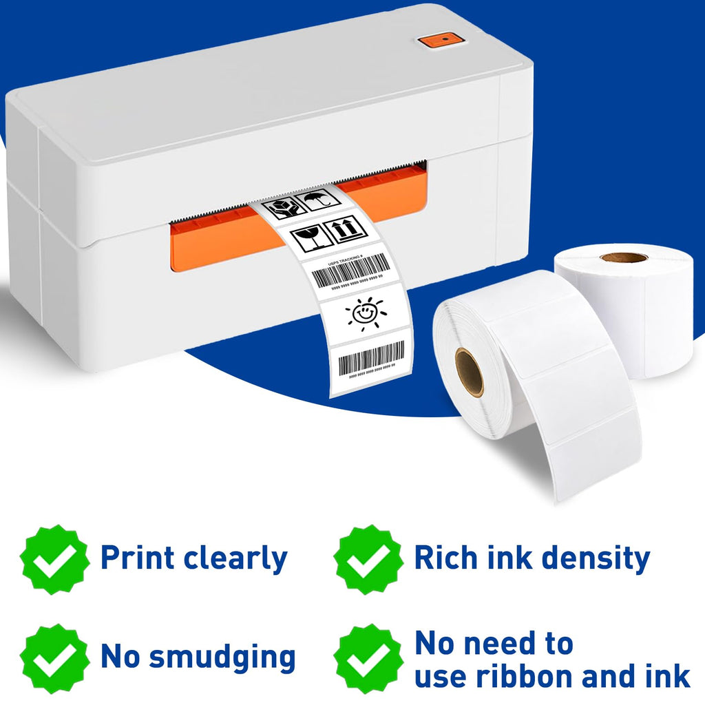 2.25" x 1.25" Direct Thermal Barcode Labels, 1000 Labels/roll