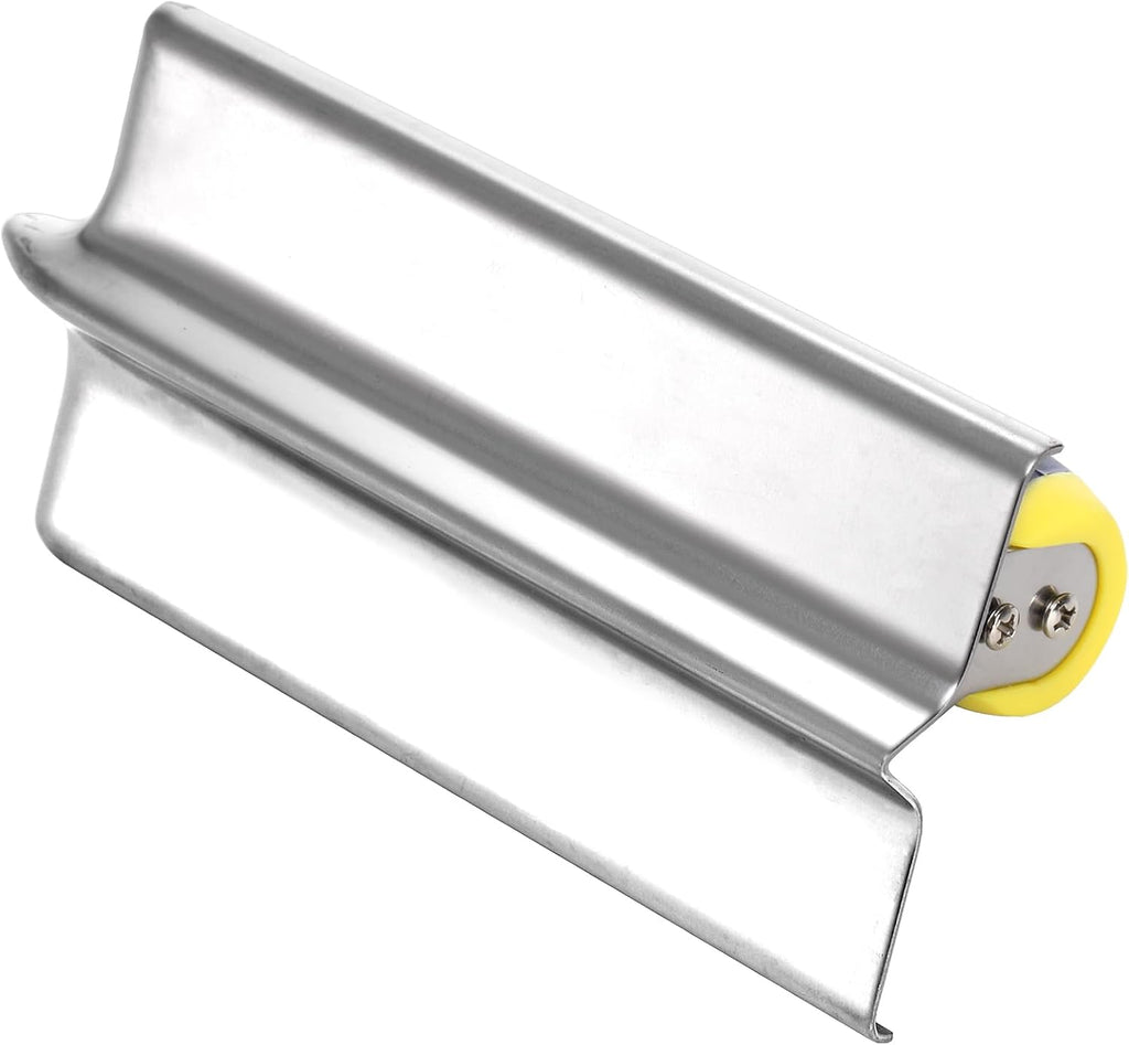 2 Pieces Concrete Tool Set, 6" x 3" Stainless Steel Concrete Edger and Groover, Masonry Cement Finishing Kit for