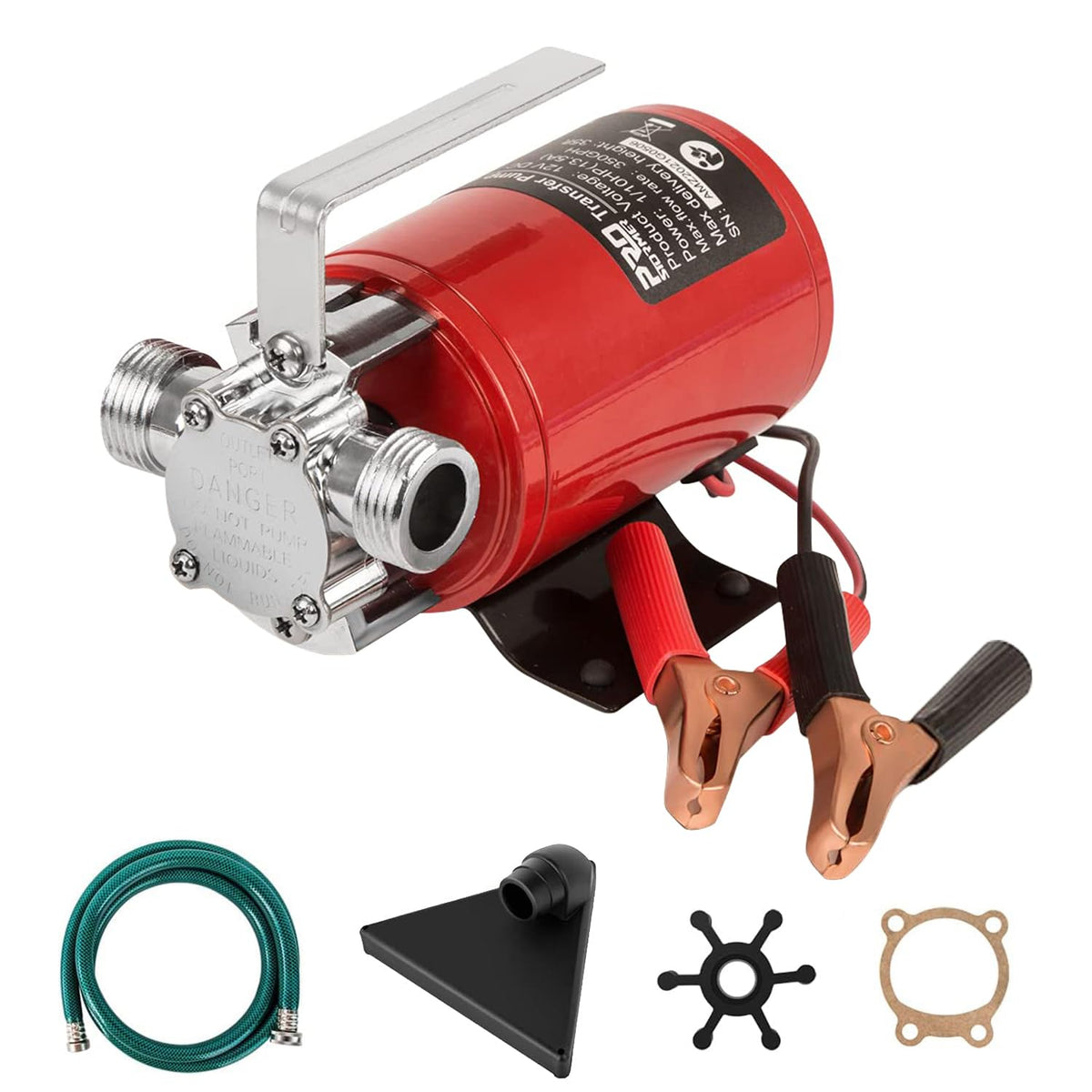 Prostormer 1/10HP 350GPH 12V DC Utility Pump