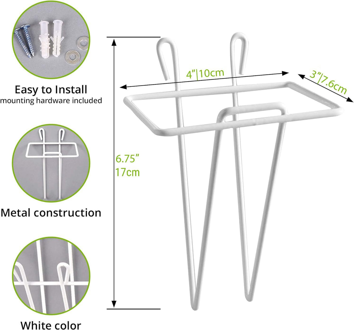 24 oz Aluminum Ice Scoop with Holder