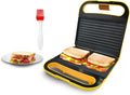 Electric Indoor Grill Panini Press Maker with Nonstick Plates