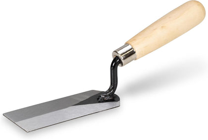 QLT Masonry Margin Trowel, 5 x 1 1/2 Inch, Tile Tool | Forged Carbon Steel Blade, Hardwood Handle, Levels and Spreads