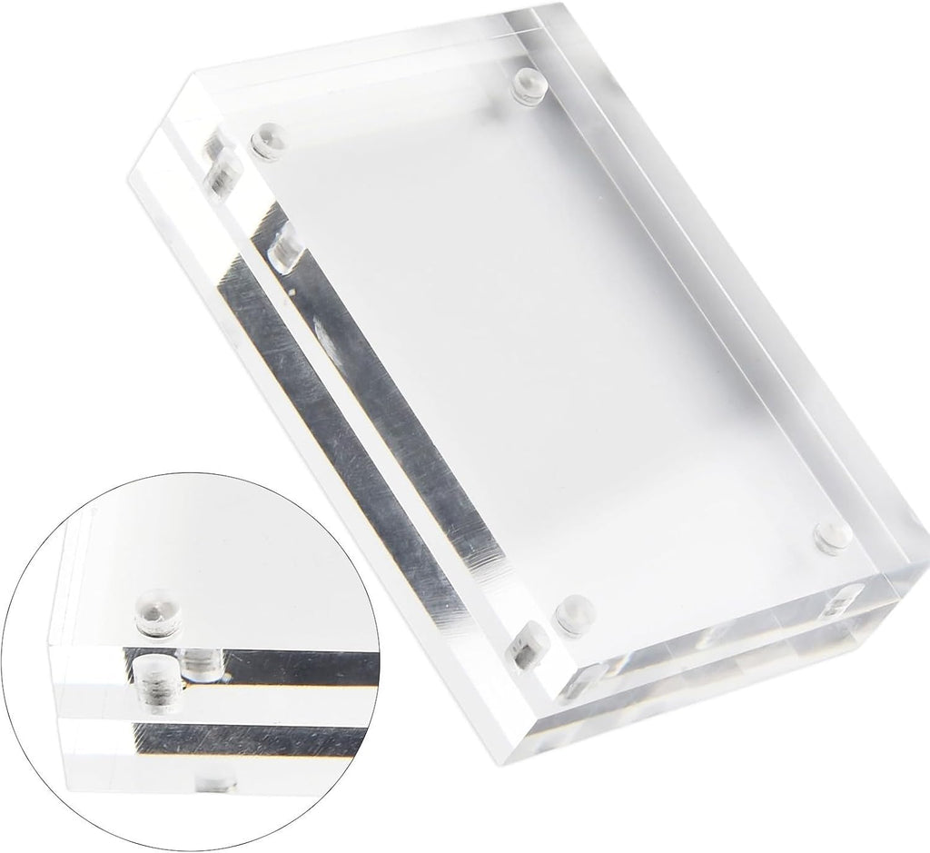 Acrylic Sign Holder, Poster Double-Sided Display Stand For Countertops, Acrylic Stands For Display In Offices