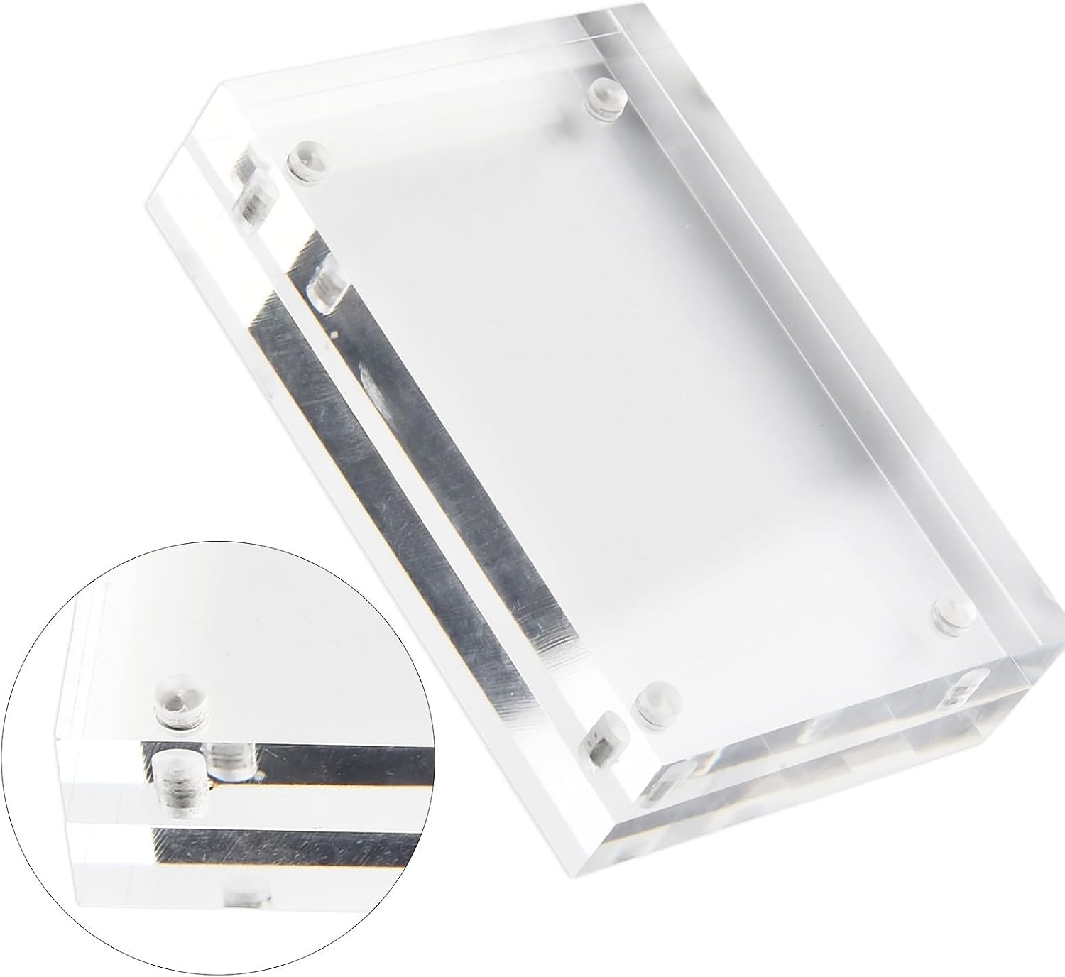 Acrylic Sign Holder, Poster Double-Sided Display Stand For Countertops, Acrylic Stands For Display In Offices