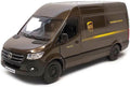 Mercedes-Benz Sprinter UPS Edition Cargo Van, 1:48 O Scale Die Cast Metal Model Toy Van, Pull-Back Action
