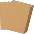 100 Pack 8.5x11 Chipboard Sheets, Kraft Cardboard for Shipping