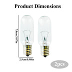 2 Pack 4713‑001013 Microwave Oven Light Bulb, for Samsung Microwave