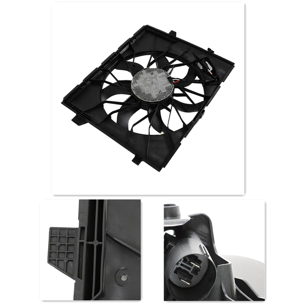 WFLNHB Automobile Radiator Fan Assembly Replacement for Grand Cherokee and Durango 2014-2020 52014787AC