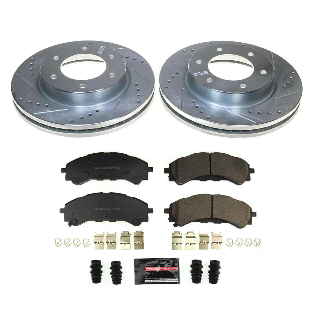 PowerStop Z23 Performance Brake Pad & Rotor Kit Front K8413