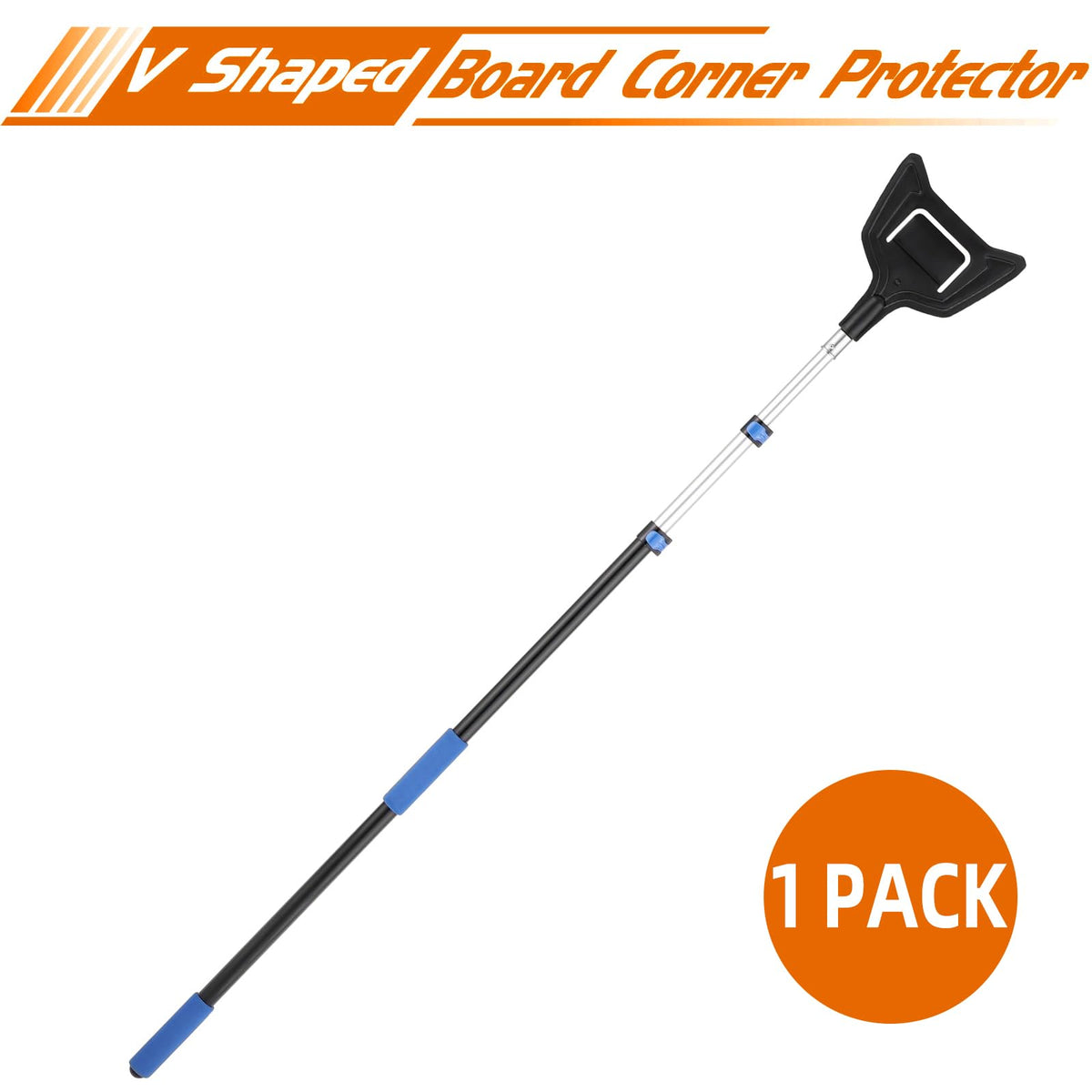 LLCC 9.8ft V Shaped Board Corner Protector Extension Handle (4.76ft→9.8ft)