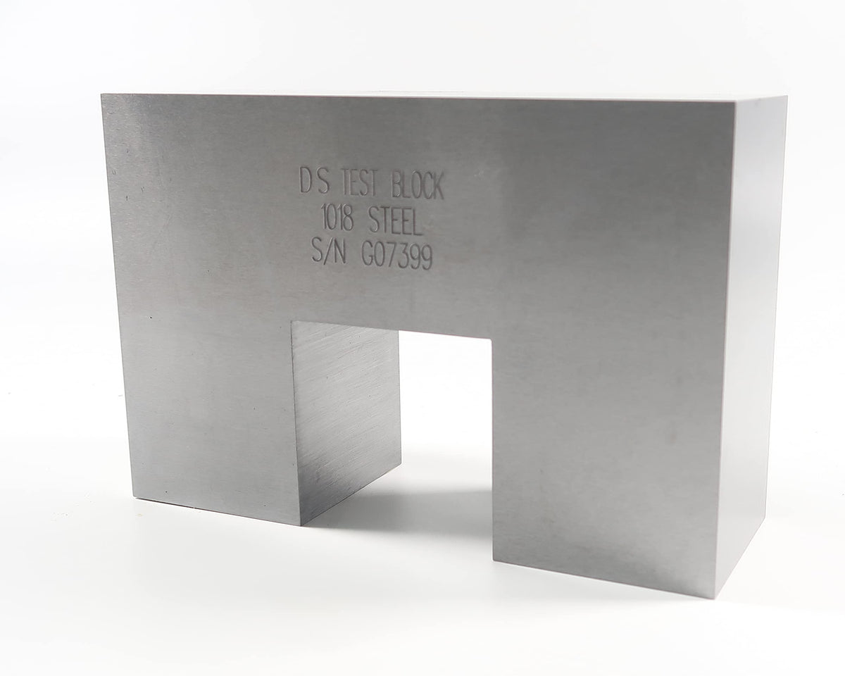 TMTeck AWS-DS Sensitivity Distance Calibration Block UT Block 1018 Steel with Certificate