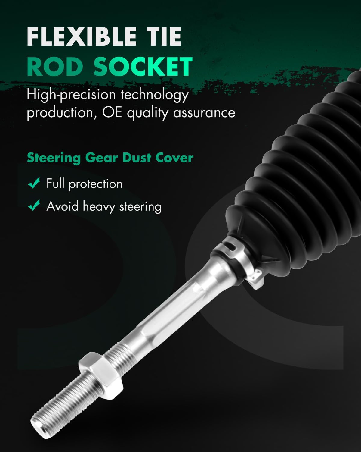 SCITOO Power Steering Rack and Pinion For Ford,For Mercury 80-93