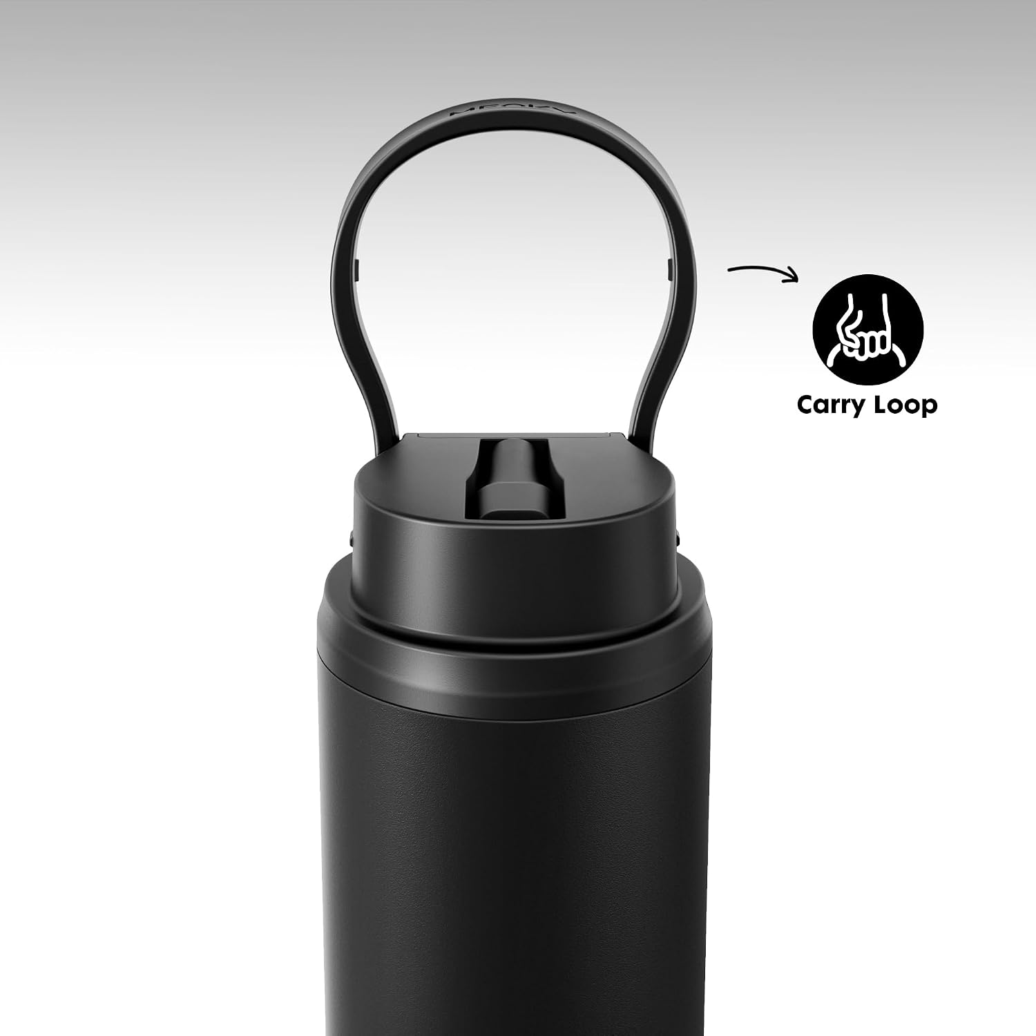 24 oz Insulated Water Bottle: Flip-to-Pop Straw, Leak Proof, 24H Cold, Fits in Car Cup Holder, Wide Mouth, BPA-Free