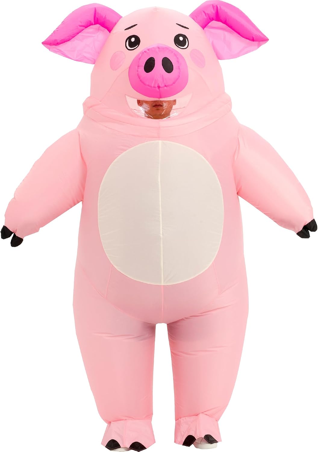 Halloween Inflatable Costume Adult,Blow Up Full Body Pig Suit Men Women