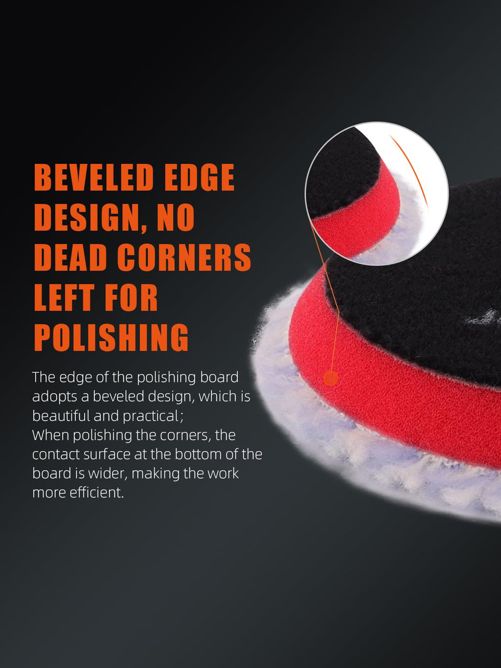 Wool Polishing Pad, 2Pcs 5''(125mm) Coarse Wool Cutting Pad, Coarse Woolen Pad BlueWool Buffing Pads Set with Hook
