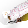 Transfer Tape for Vinyl, 12" x 12 FT w/Red Alignment Grid