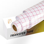 Transfer Tape for Vinyl, 12" x 12 FT w/Red Alignment Grid
